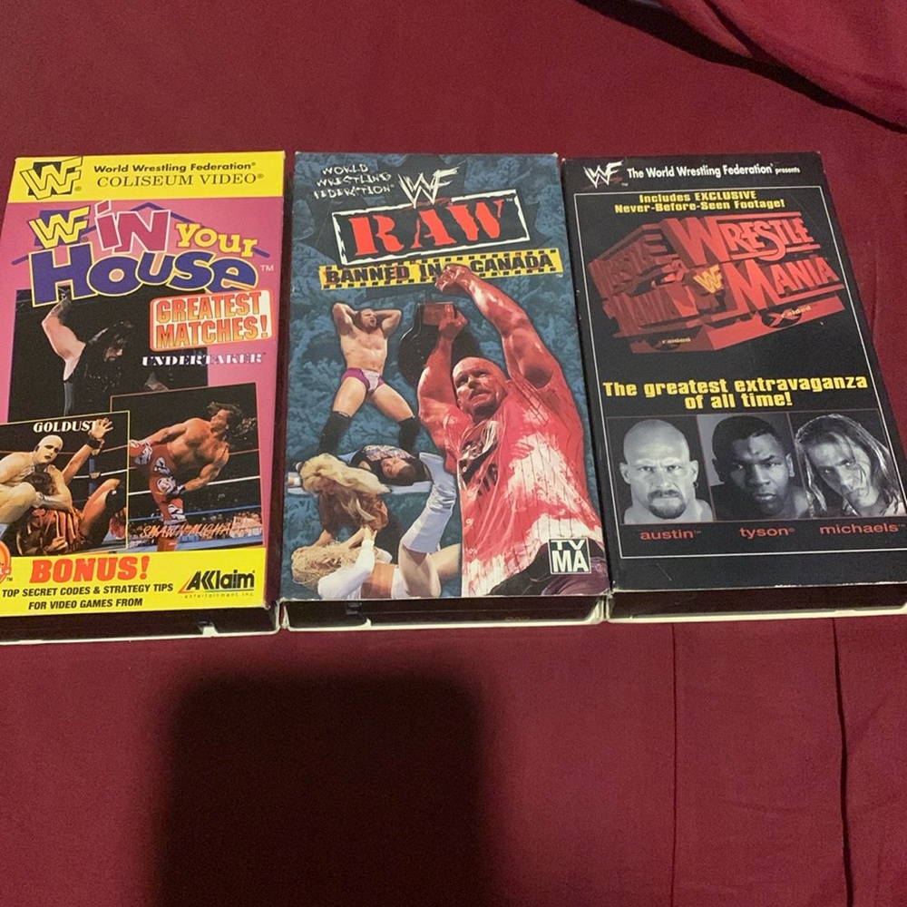 Vintage wwf world wrestling federation vhs
